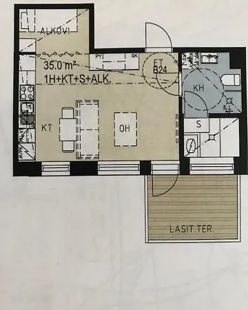 Pikkuparlamentti Apartment